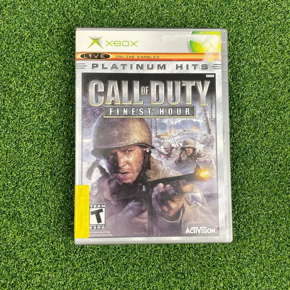 Call of Duty: Finest Hour (Microsoft Xbox, 2004) CIB Tested Working